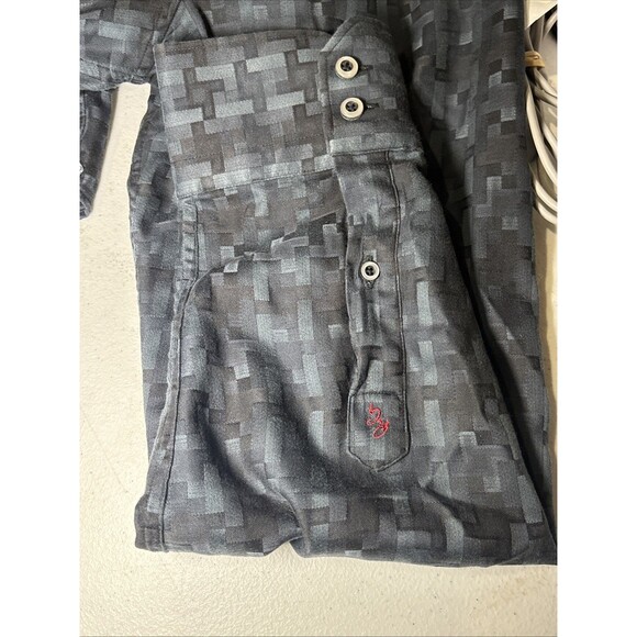 Robert Graham Flip Cuff Dress Shirt Mens sz XL Embriodered - Picture 16 of 16